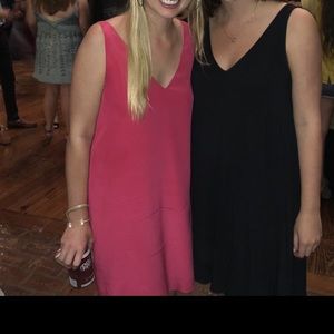 Lavender Brown Pink Silk Slip Dress Sz Small